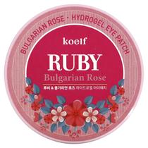 Tapa-olhos Koelf Ruby Bulgarian Rose Hydro Gel 60 unidades/30 pares Tapa-olhos Koelf Ruby Bulgarian Rose Hydro Gel 60 unidades/30 pares