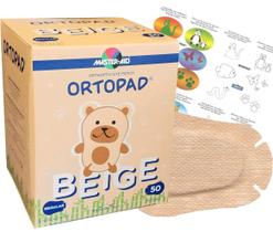 Tapa-olhos Ortopad Bamboo Beige 50/caixa tamanho normal de 3 anos ou mais