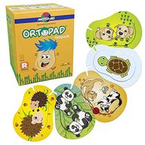 Tapa-olhos Ortopad Bamboo Fun Pack 50/caixa de tamanho normal