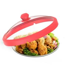 Tapa Protectora de Vidrio para Microondas 26,7 cm con Silicona