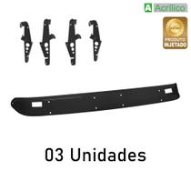 Tapa Sol em Acrílico p Volvo FH / NH / FM até 2009 - 3 Un