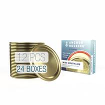 Tapas de Contenedor Tecnocap Boca Ancha 12 Piezas a Prueba de Fugas