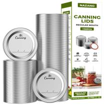 Tapas para Conservas Nazano 156 piezas 70 mm Boca Regular Plata