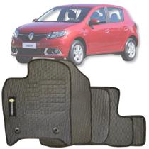 Tapate Borracha Pvc R. Sandero 2014 2015 2016 2017 2018 4pçs