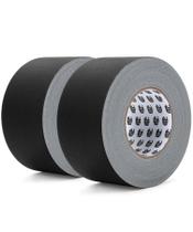 Tape Gaffers Bates Choice Black 7,62 cm x 54,86 m, pacote com 2