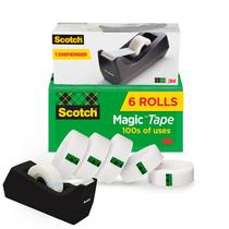 Tape Scotch Magic com dispensador de mesa Scotch 6x25mmx25m