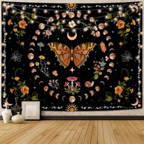 Tapeçaria Aipon Orange Butterfly Moon Flower 112 cm x 152 cm