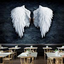 Tapeçaria Angel Wings Wall Room Aesthetic 148x130cm, microtecido Tapeçaria Angel Wings Wall Room Aesthetic 148x130cm, microtecido