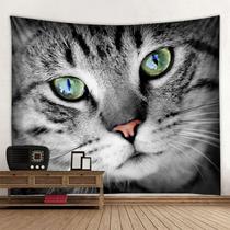 Tapeçaria, animal de estimação, gato, parede, estética, 280x150cm Tapeçaria, animal de estimação, gato, parede, estética, 280x150cm