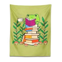 Tapeçaria Animal Frog Wall Room Estética 280x150cm Poliéster Tapeçaria Animal Frog Wall Room Estética 280x150cm Poliéster