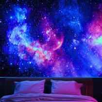 Tapeçaria Apdidl Blacklight Galaxy 150x200cm Poliéster Tapeçaria Apdidl Blacklight Galaxy 150x200cm Poliéster