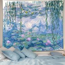 Tapeçaria Avinyl Monet Floral Blue Water Lilies 130 cm x 153 cm