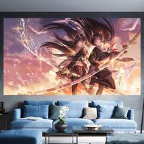 Tapeçaria Azurs Lanes Anime Manga Design 85x150cm Poliéster Tapeçaria Azurs Lanes Anime Manga Design 85x150cm Poliéster