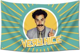 Tapeçaria Bandeira Very Nice Man Cave Anime 150x90cm