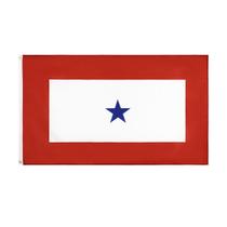 Tapeçaria Blues Stars Service Flag Art 150x90cm Poliéster Tapeçaria Blues Stars Service Flag Art 150x90cm Poliéster