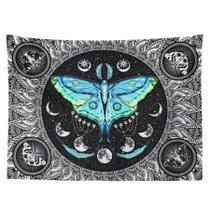Tapeçaria, borboleta, microtecido de parede, 150x130cm, estética de quarto