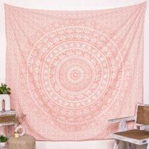 Tapeçaria de Algodão RAJRANG Mandala de Elefante 127x152cm Tapeçaria de Algodão RAJRANG Mandala de Elefante 127x152cm