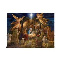 Tapeçaria De Cena De Natal Estrelada, Decoração Religiosa Para Quarto, Natal E Aniversário