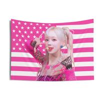 Tapeçaria de parede, bandeira americana, microtecido de inverno, 90x60cm Tapeçaria de parede, bandeira americana, microtecido de inverno, 90x60cm