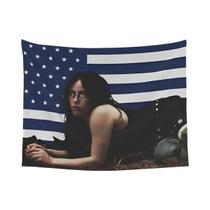 Tapeçaria De Parede Com Bandeira Americana Estilo Hippie, Cobertor Fantasia Billie Singer Para