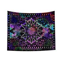Tapeçaria de parede em microtecido de tarô roxo 150x130cm Tapeçaria de parede em microtecido de tarô roxo 150x130cm