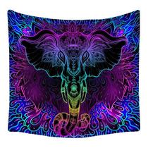 Tapeçaria de parede Fantasy Elephant Microfabric 150x150cm
