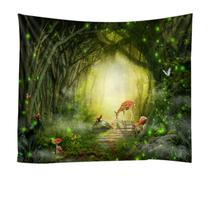 Tapeçaria de parede Fantasy Forest Microfabric 150x130cm