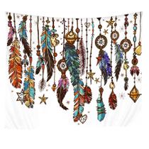 Tapeçaria de parede Feather Dreamcatcher Microfabric 200x150cm