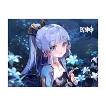 Tapeçaria de parede Genshin Impact Kamisato Ayaka 100x75cm Microfabric
