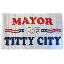 Tapeçaria de parede Mayor Of Titty City Microfabric 150x90cm Tapeçaria de parede Mayor Of Titty City Microfabric 150x90cm