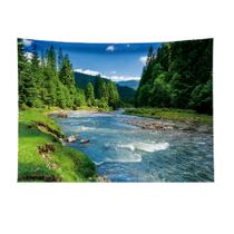 Tapeçaria de parede River Forest Microfabric 200x150cm