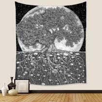 Tapeçaria de parede Tree Of Life, microtecido, 150x100cm, decoração de quarto