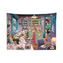 Tapeçaria de parede Warm Candlelight Cottage 150x100cm Microfabric Tapeçaria de parede Warm Candlelight Cottage 150x100cm Microfabric