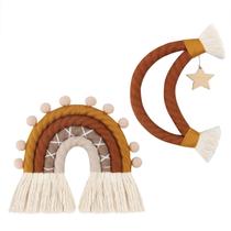 Tapeçaria de parede ZWADOU Rainbow Moon Home Decor 22x18cm Tapeçaria de parede ZWADOU Rainbow Moon Home Decor 22x18cm