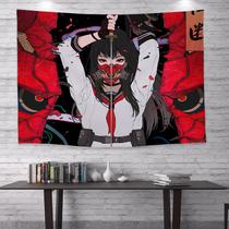 Tapeçaria, decoração de parede, arte, fantasmas em conchas, anime