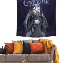 Tapeçaria, decoração de parede, cadáver, noiva, anime gótico, 100x150cm