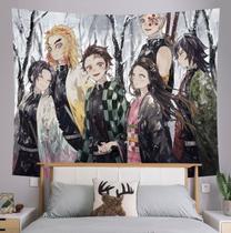 Tapeçaria Demons Slayers Kamado Tanjirou Agatsuma Zenitsu 150x100cm