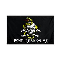Tapeçaria Donts Treads On Me Skull Gadsden Flag Art 150x90cm Tapeçaria Donts Treads On Me Skull Gadsden Flag Art 150x90cm