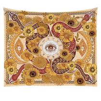 Tapeçaria, doze constelações, mandala, 150x130cm, microtecido Tapeçaria, doze constelações, mandala, 150x130cm, microtecido