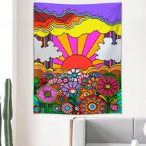 Tapeçaria: Estética da sala de tarô do sol e da lua 150x130cm