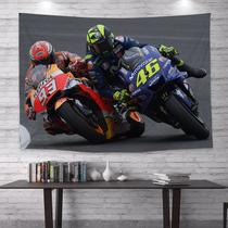 Tapeçaria, estética de sala de parede para motocicletas, 150x110cm, microtecido Tapeçaria, estética de sala de parede para motocicletas, 150x110cm, microtecido
