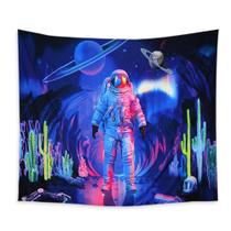 Tapeçaria Fluorescent Star Space Astronaut 150x150cm Microfabric