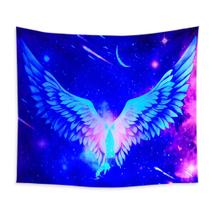 Tapeçaria fluorescente Angel Wings Wall 150x150cm em microtecido Tapeçaria fluorescente Angel Wings Wall 150x150cm em microtecido