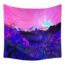 Tapeçaria fluorescente Starry Sky Moon Wall 150x150cm em microtecido Tapeçaria fluorescente Starry Sky Moon Wall 150x150cm em microtecido