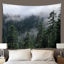 Tapeçaria Forest Wall Room Aesthetic 180x180cm, microtecido Tapeçaria Forest Wall Room Aesthetic 180x180cm, microtecido