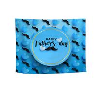 Tapeçaria Happy Fathers Day Room Aesthetic 150x130cm, microtecido - yiweisai