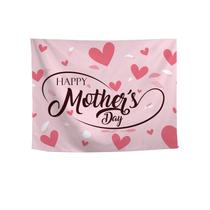 Tapeçaria Happy Mothers Day Wall Room 150x100cm Microfabric Tapeçaria Happy Mothers Day Wall Room 150x100cm Microfabric