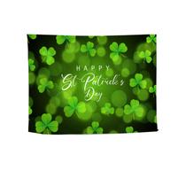 Tapeçaria Happy St Patricks Day Wall 150x100cm em fibra de poliéster