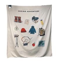 Tapeçaria Hiking Adventure Wall 145 x 125 cm de fibra de microtecido
