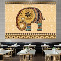 Tapeçaria Indian God Elephant Wall 148x130cm em microtecido Tapeçaria Indian God Elephant Wall 148x130cm em microtecido